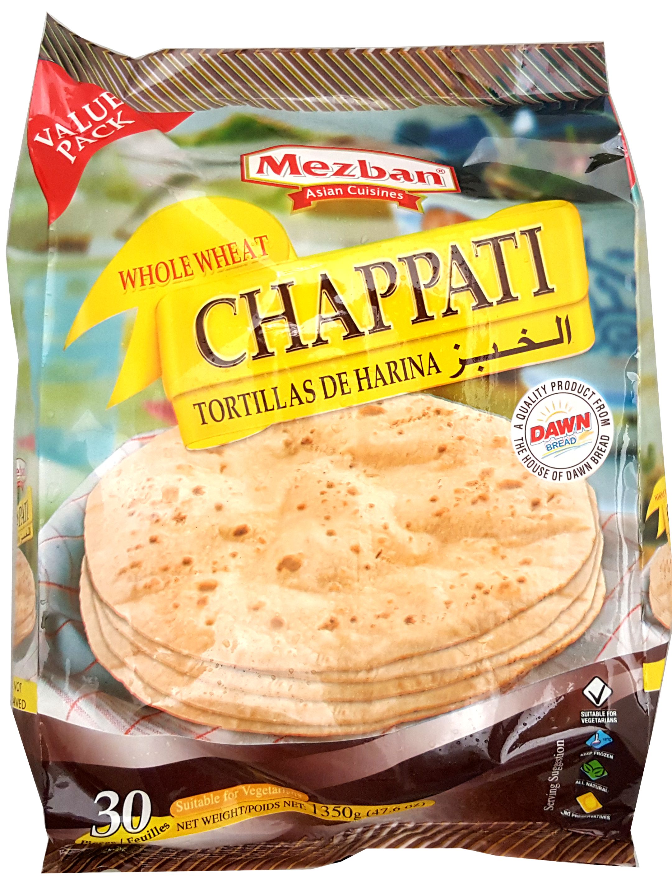 Whole Wheat Chapati (Value Pack)